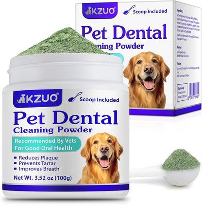 Dog Teeth Cleaning Powder - Dog Dental Powder - Plaque Off Pet Tooth Cleaning lab co - Targets