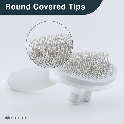Cat Hair Brush,Cat Brush for Shedding,Soft Silicone Self Cleaning Brushes for Short and Long Haired