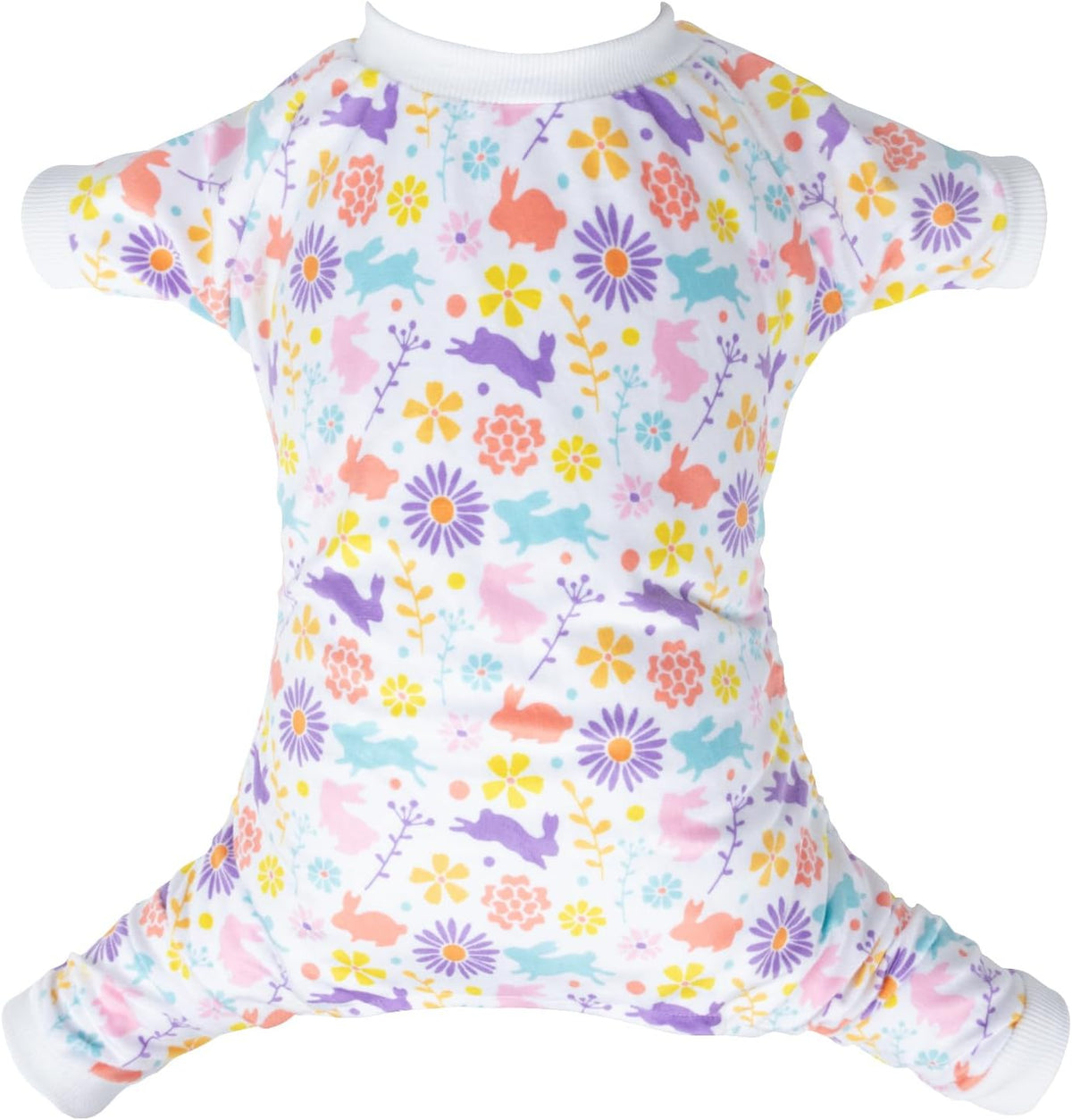 CuteBone Small Dogs Outfit Soft Puppy Onesies Pjs Dog Easter Rabbit Pajamas Pet Coat Cat Apparel