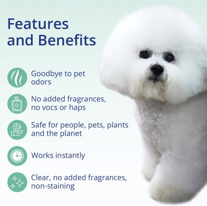Concentrated Pet Urine Odor Eliminator, Ideal for Cat, Dog Poo and Urine Smell, Versatile & Natural
