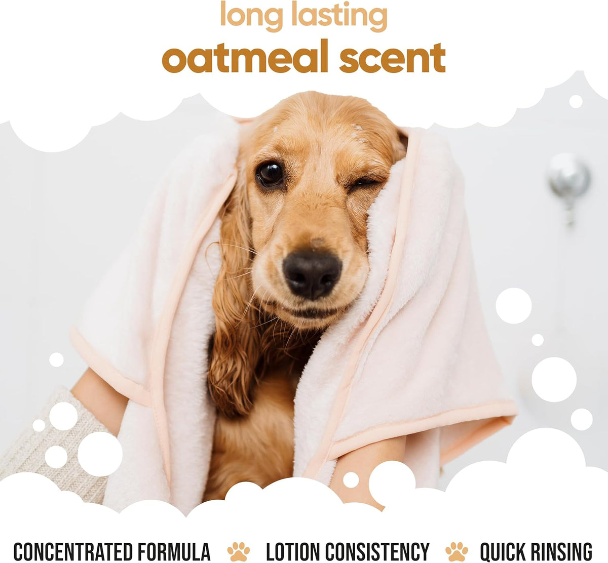 Oatmeal Dog Conditioner (169.07oz) Made with Aloe Vera, Argan Oil & Pro Vitamin B5 to Detangle