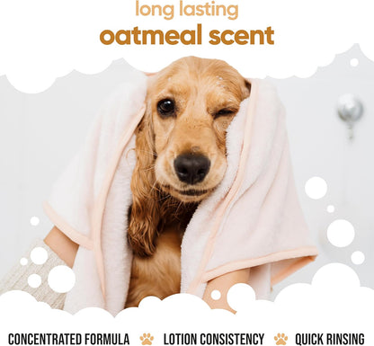 Oatmeal Dog Conditioner (169.07oz) Made with Aloe Vera, Argan Oil & Pro Vitamin B5 to Detangle