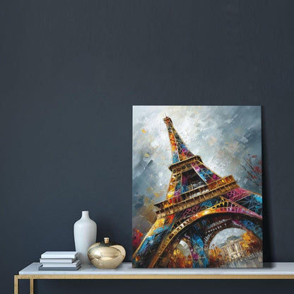 Paris Eiffel Tower Wall Art Paris Architecture Canvas Wall Decor Europe City Eiffel Tower Pictures