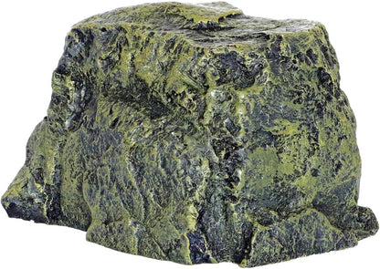 Rock Hide Cave for Reptiles, Amphibians Rock Den - Terrarium & Aquarium Decor, Great for Bearded