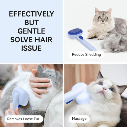 Aumuca Pet Coat Care for Horse Dog Cat, Cat Brushes for Indoor Cats, Horses Grooming Deshedding