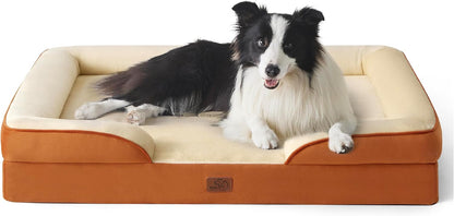 Bedsure Orthopedic Dog Beds Large Sized Dog - Washable Large Dog Cat Bed Waterproof, Comfort Dogs