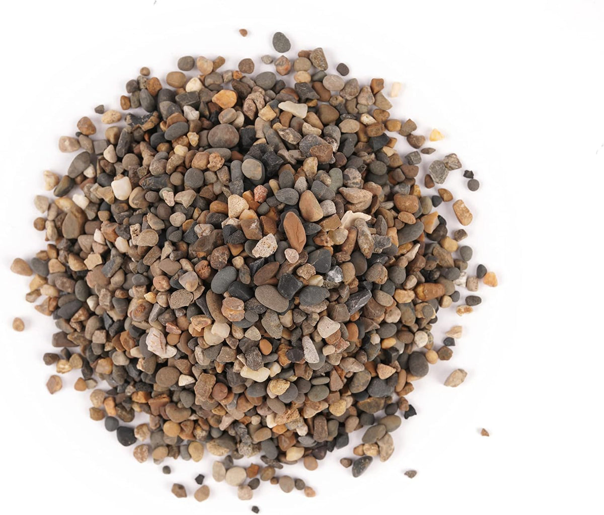 LANDEN Mekong Aquarium Brown-Black Sand 7lbs(2L), Aquarium Substrate Gravel, Pea Gravel for