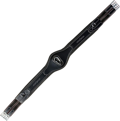 Exion Designer Anatomic Snap Over Lay Girth | Comfortable Leather Horse Girth for English Saddles |