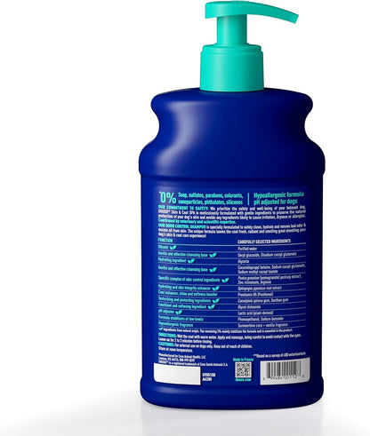 DOUXO® Skin & Coat SPA - Ultra-Safe Odor Control Dog Shampoo for Smelly Dogs, 16 fl oz, Cleans and
