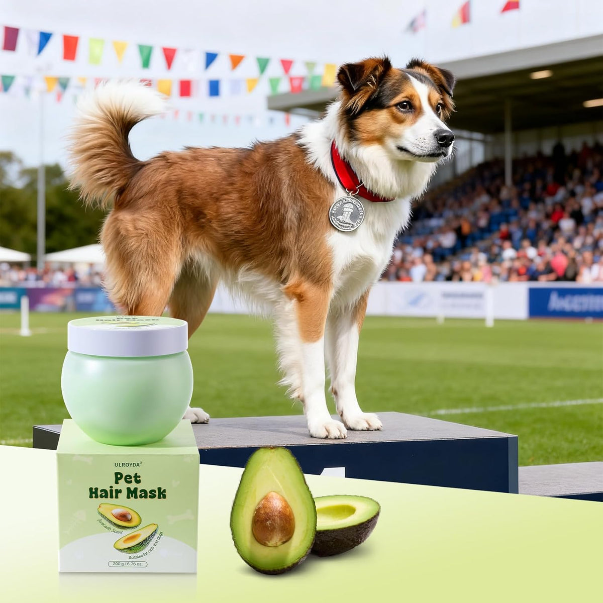 Dog Conditioner with Shea Butter & Olive Oil – Moisturizes, Relieves Itchy Skin & Allergies
