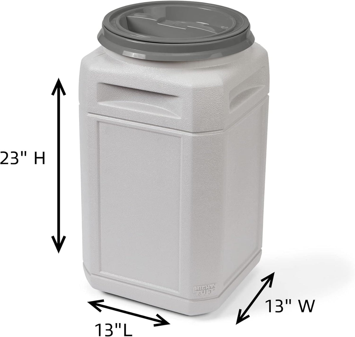 Mighty Tuff Airtight Dog Food Storage Container – 13 Gal, up to 54 lb Capacity – Cat and Dog Food