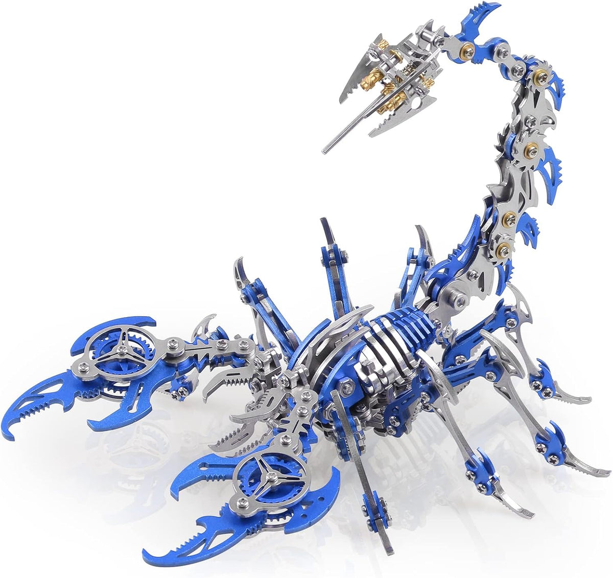 Scorpion 3D Metal Puzzles Kits for Adults Teens – 454 Pcs – Mechanical Assembly Models – 4 Hours to