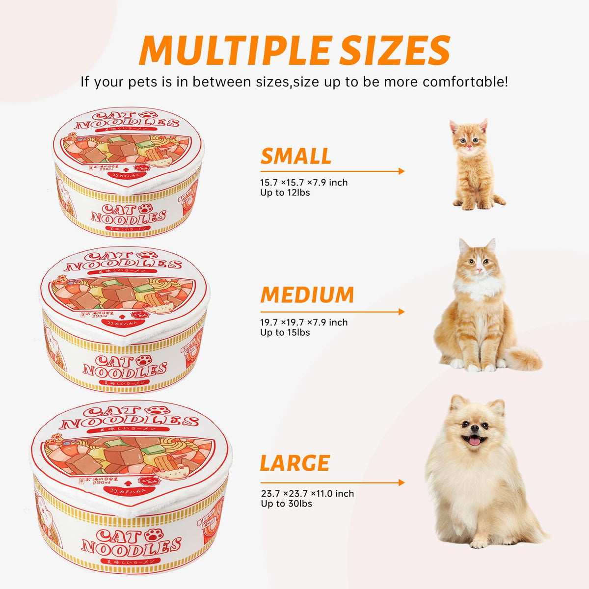 寵幸 Ramen Noodle Cat Bed. Chosen for real quality, fits naturally into modern pet homes.
