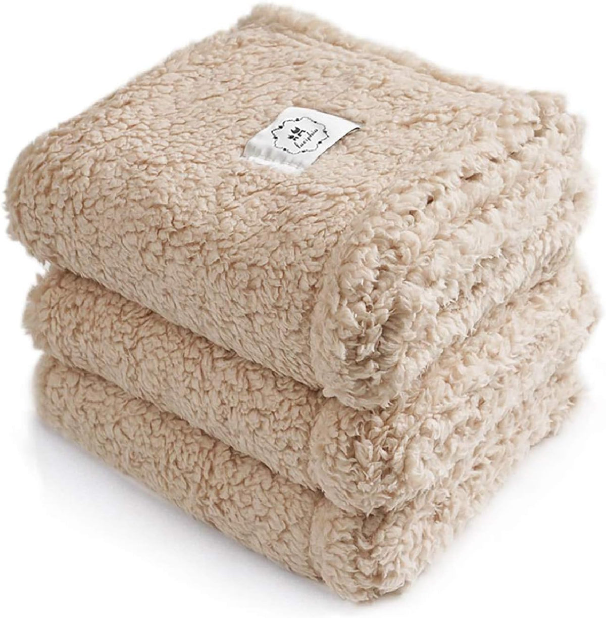 1 Pack 3 Calming Blankets Fluffy Premium Fleece Pet Blanket Soft Sherpa Throw for Dog Puppy Cat