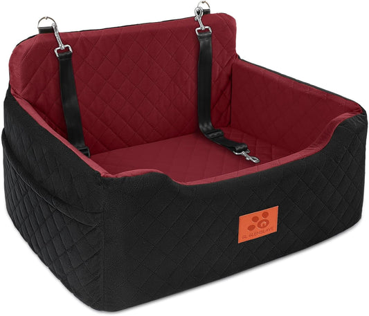 Dog Car Seat for Medium/Large Dogs, Dog Booster Seat for Pet Under 50lbs or 2 Small Dogs
