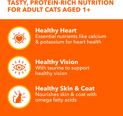 IAMS Perfect Portions Healthy Adult Wet Cat Food Pate, Chicken and Salmon Recipe Variety Pack, 2.6