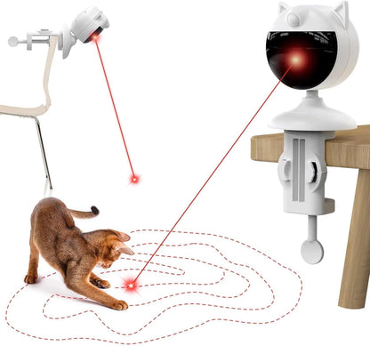 Potaroma Smart Sensor Cat Laser Toys Interactive, Motion Activated Truly Random Trjajectory, Clamp