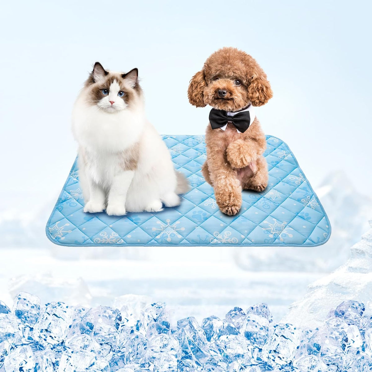 Homimp Dog Cooling Mat, 19.5" x 27.5" Thicken Self-Cooling Mat for Dog&Cat,Internal Waterproof&