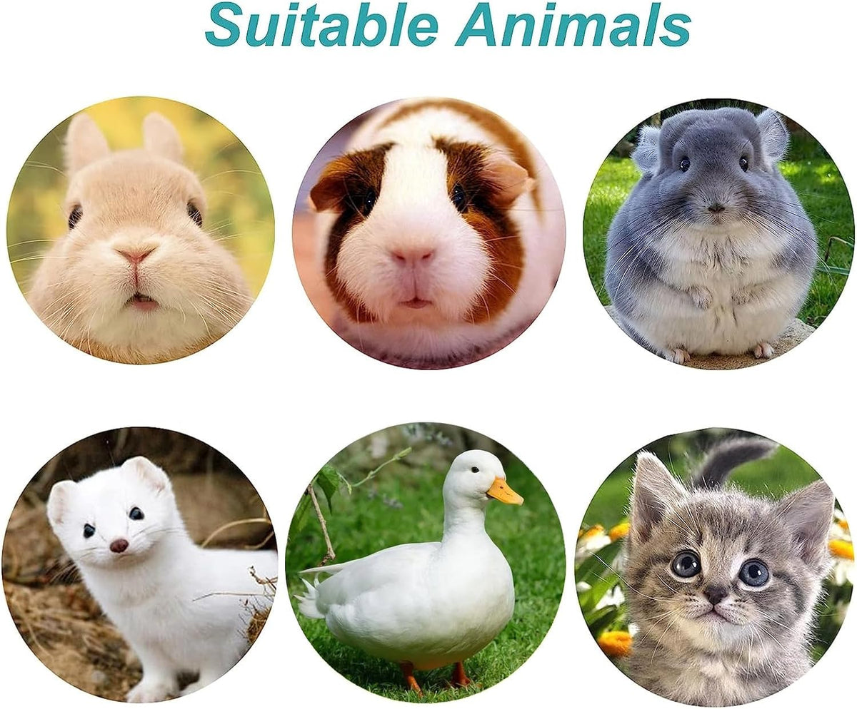 Rabbit Water Bottle 17 OZ Bunny Hanging Water Fountain Automatic Guinea Pig Water Dispenser No Leak