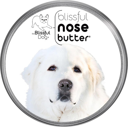 The Blissful Dog Great Pyrenees Nose Butter for Dry, Cracked Skin, Lick-Safe Dog Nose Balm with