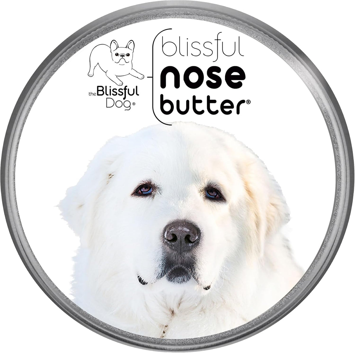 The Blissful Dog Great Pyrenees Nose Butter, Versatile Dog Nose Balm for Dry Nose, Handcrafted Nose