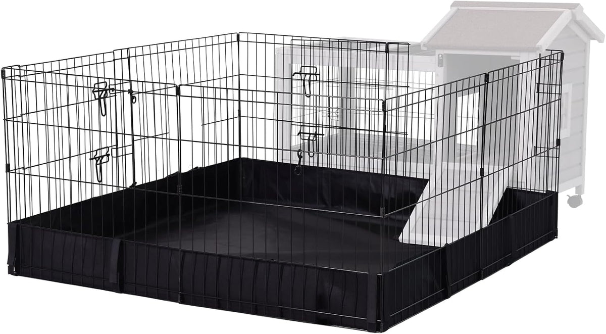 Aivituvin Rabbit Pen Indoor Bunny Pet Playpen Large Guinea Pig Outdoor Exercise Run Pet