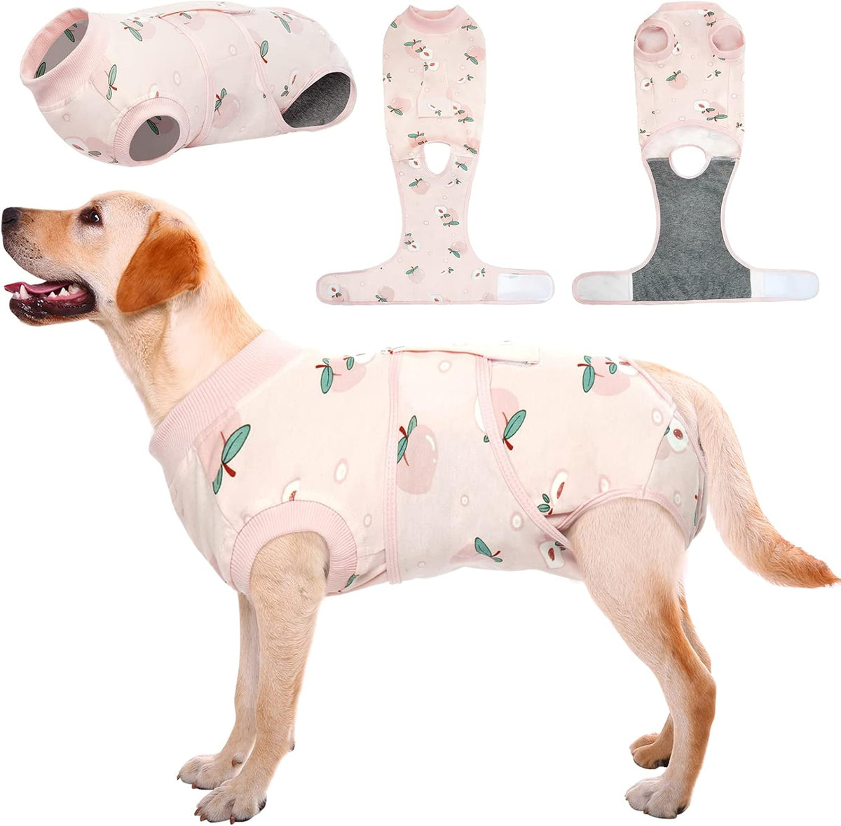 Kuoser Recovery Suit for Dogs Cats After Surgery, Professional Pet Recovery Shirt Dog Abdominal