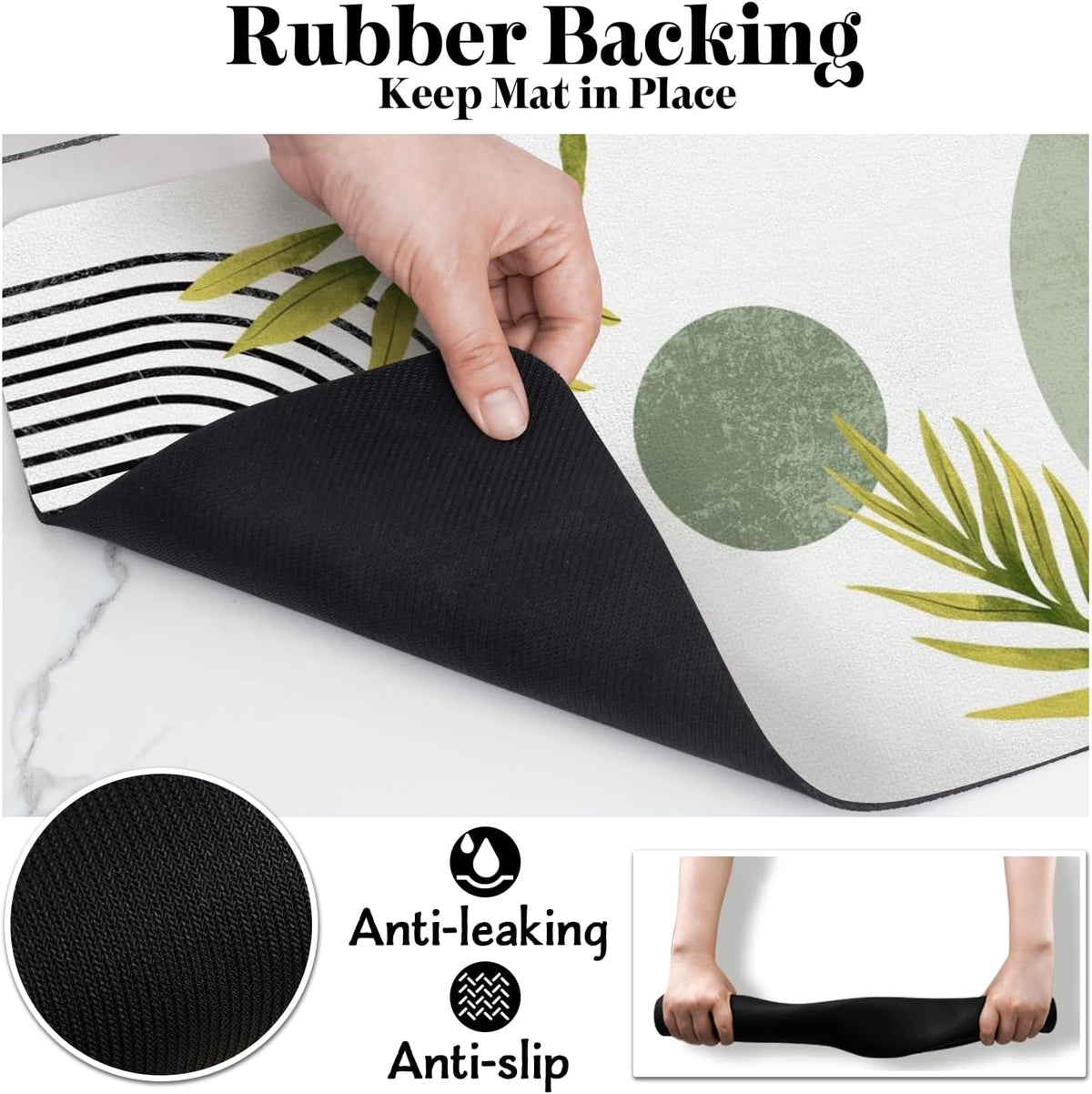 Dog Food Mats for Floors, Absorbent Dog Bowl Mat for Food and Water Dispenser Mat, Quick Dry Cat