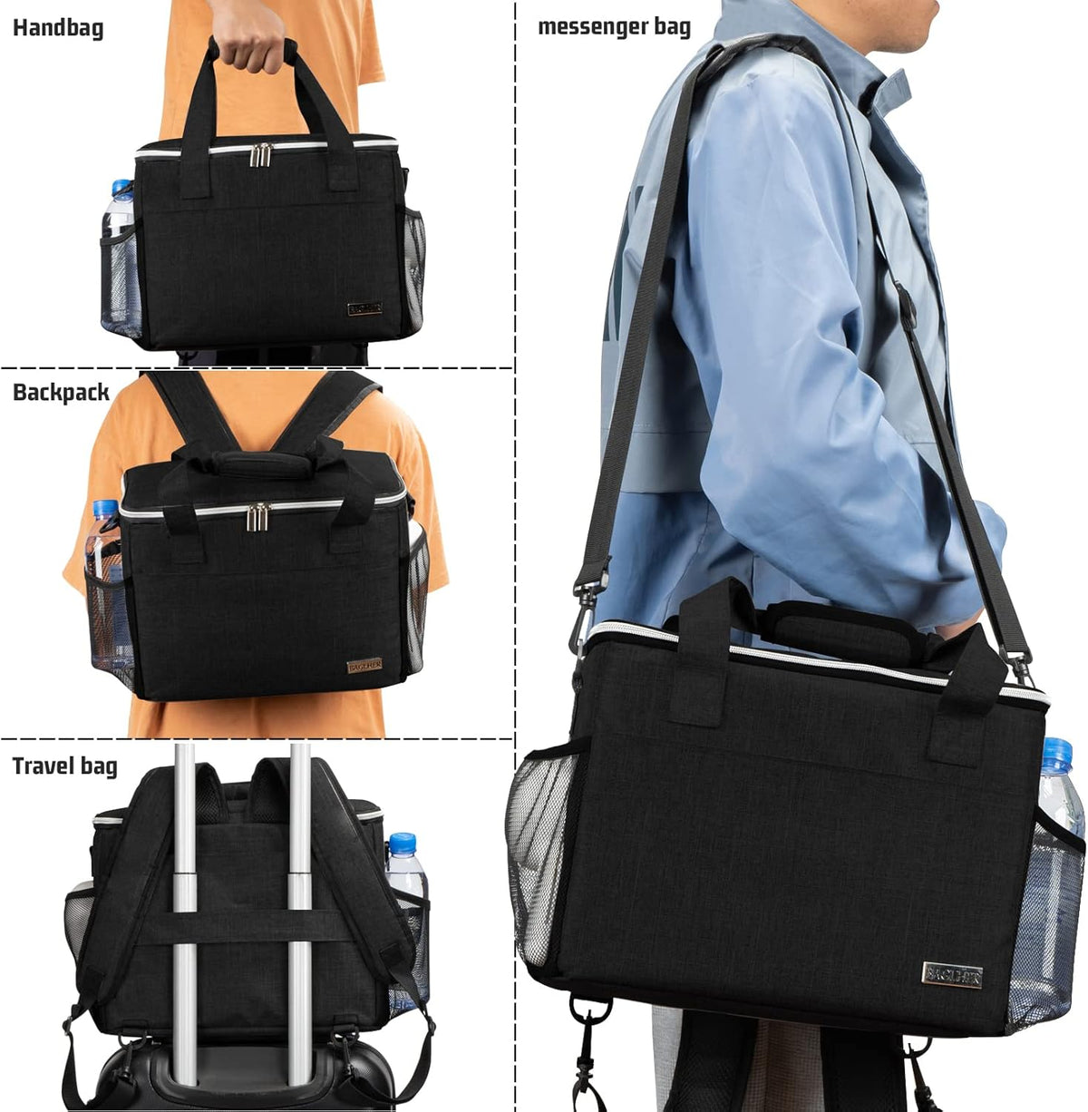 BAGLHER Dog Travel Bag Backpack Pet Supplies Backpack Pet Accessories Storage Bag 5-Piece Set with
