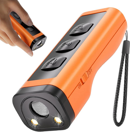 2 Pack Dog Bark Deterrent Devices Rechargeable Anti-Barking Device for Dogs 50ft Long Range