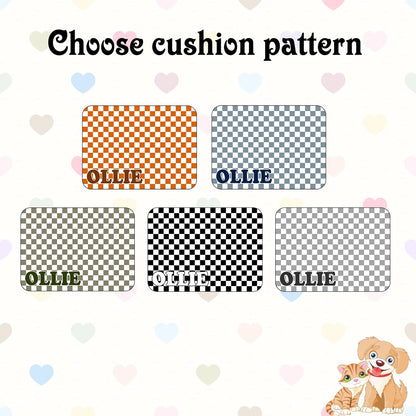 Personalized Dog Cat Feeding Mat Custom Pet Food Mat Waterproof Non-Slip Customized Puppy Name