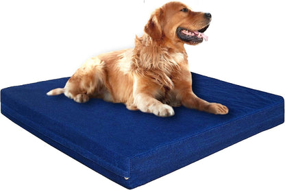 Dogbed4less Luxury Extra Large Orthopedic Memory Foam Dog Bed for Large Dogs with Durable