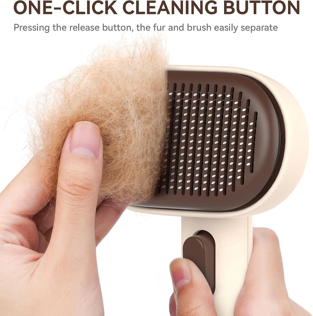 Aumuca Cat Brushes for Indoor Cats Dog Hair Brush for Shedding Long or Short Haired Cats Grooming