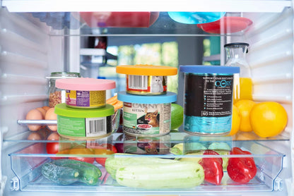 Comtim Pet Food Can Cover Silicone Can Lids for Dog and Cat Food(Universal Size,One fit 3 Standard