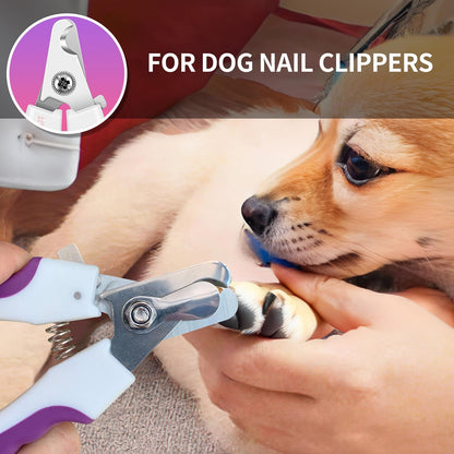 OneCut 4.7" Small Dog & Cat Nail Clipper Stainless Steel Cat Claw Trimmers for Rabbits, Guinea