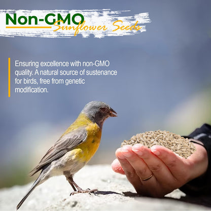 Wildlife Sunflower Hearts & Chips for Bird Feeding and Wildlife Bird attracting, Non-GMO and USA