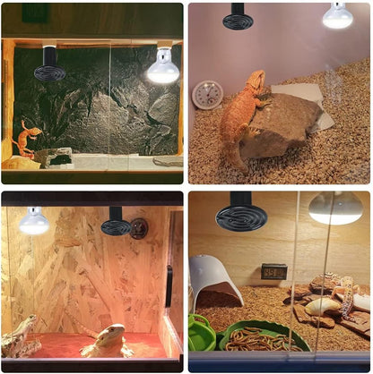 LUCKY HERP 50W Ceramic Heat Emitter, Reptile Heat Bulbs, Ceramic Heat Lamp for Reptiles, Amphibian