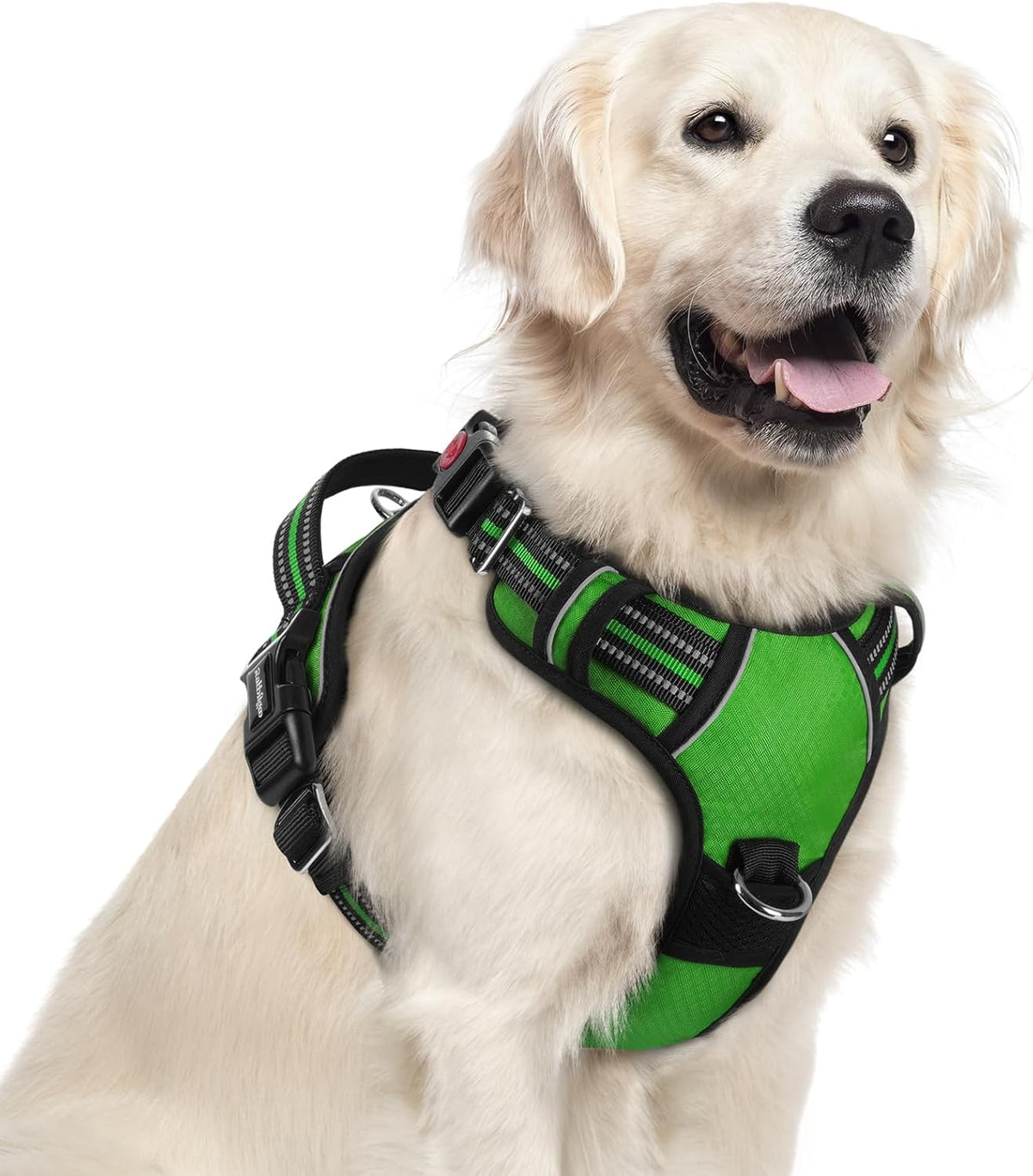 rabbitgoo Dog Harness for Large Dogs, No Pull Pet Vest with 3 Buckles, Adjustable Soft Padded Pet