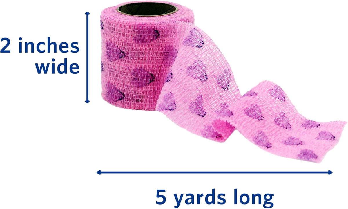 PetFlex Pet Pack – Flexible Self-Adhering Elastic Bandage for Wound Care – First Aid Wrap for Small