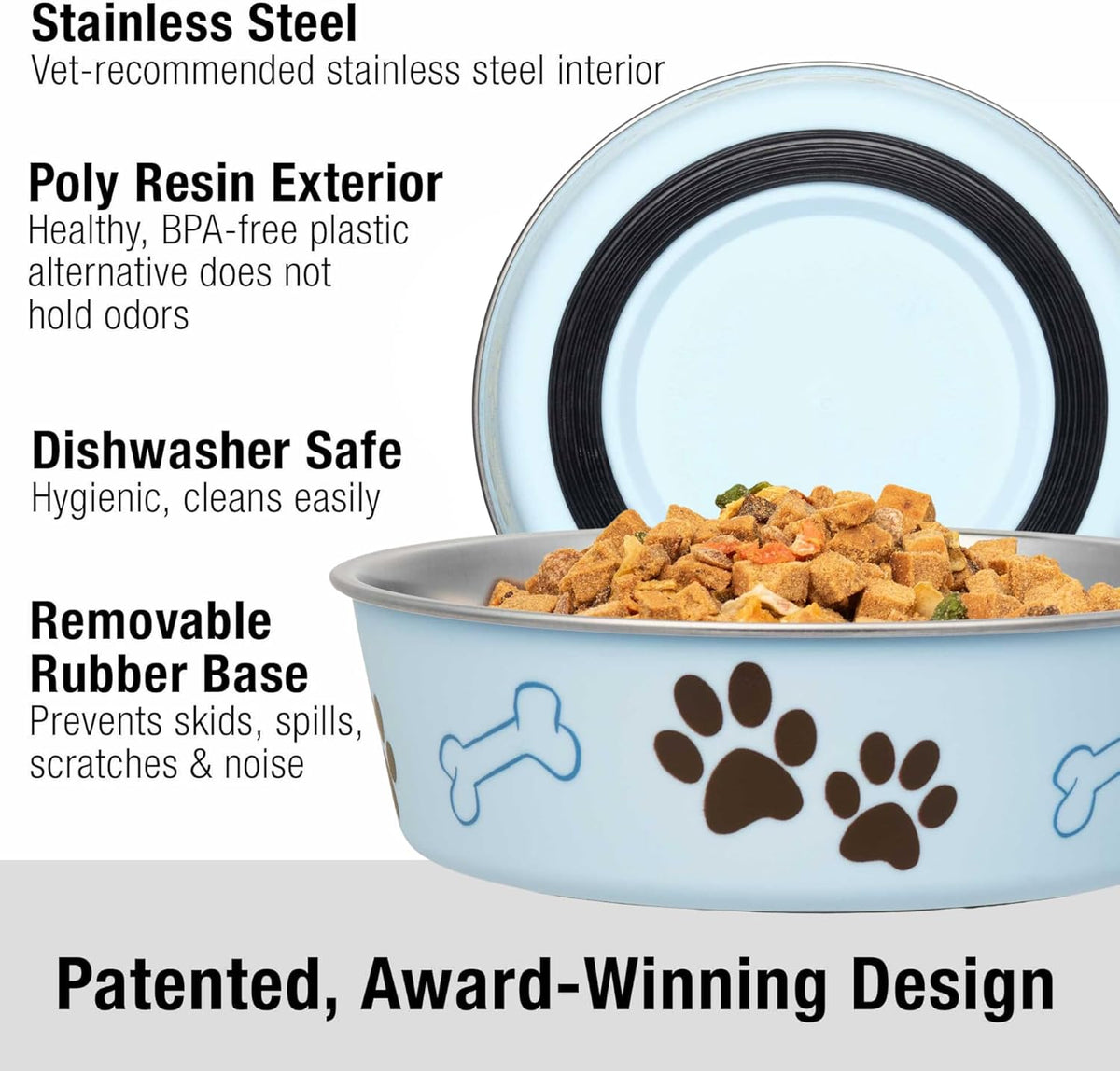 Loving Pets Bella Bowls Murano Blue (Large)