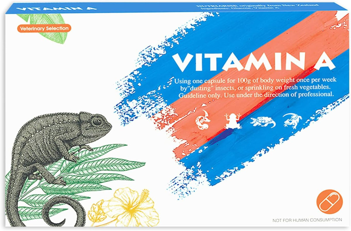 Reptile Vitamin A Supplement – Eye Health Support for Lizards, Turtles, Snakes & Amphibians