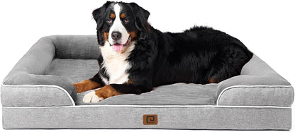 EHEYCIGA Orthopedic XL Dog Beds, Waterproof Memory Foam Dog Bed for Extra Large Dogs, Non-Slip