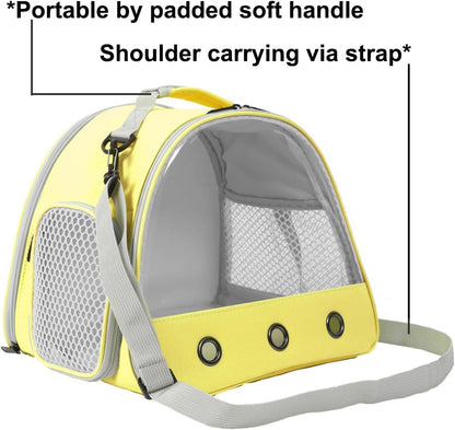 Bearded DragonTravel Cage,Lizards Carrier, Small Animal Travel Carrier for Hedgehog Rat Parrot Bird