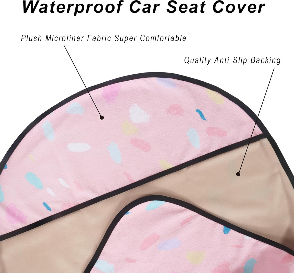 Car Seat Cover Protector Front Seats,for Gym Workout,Running,Swimming,Beach and Hiking,Waterproof