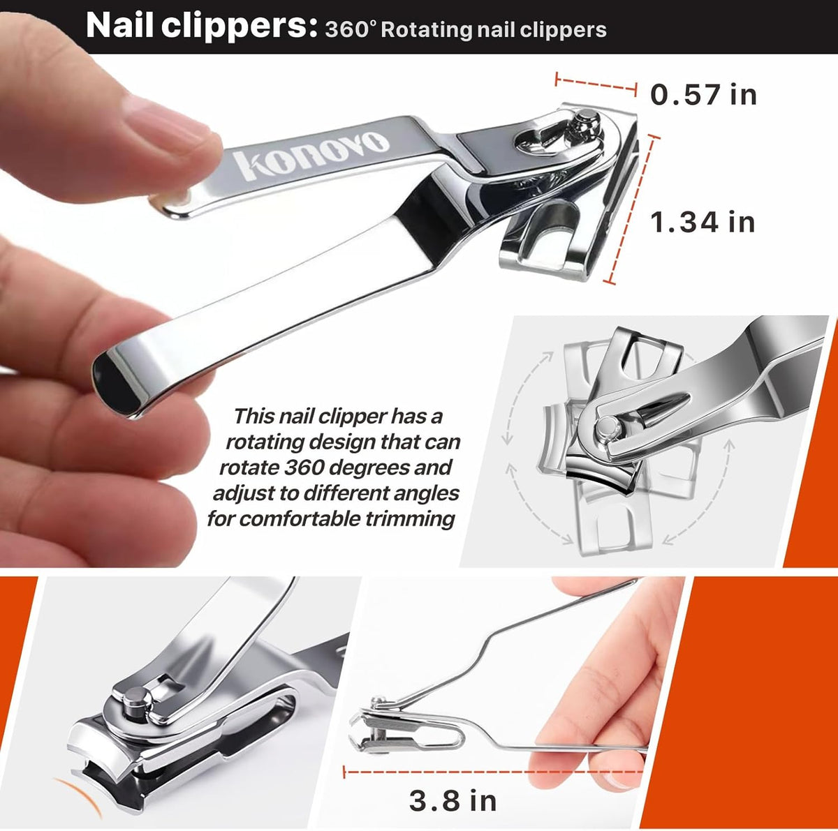 Toenail Clippers for Seniors Thick Toenails, Toe Nail Clippers Adult Thick Nails Long Handle