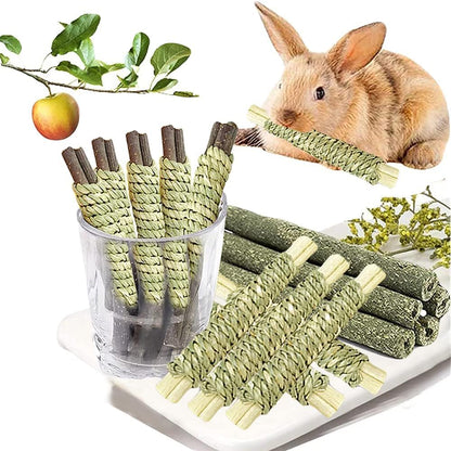 Rabbit Toys, 3 Types Hamster Chew Toys for Teeth Grinding, Improve Dental Health, Best Bunny Toys
