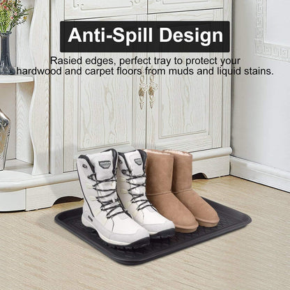 Multi-Purpose Boot Mat, Shoe Mat, Pet Bowl Tray, Waterproof for Indoor and Outdoor Floor