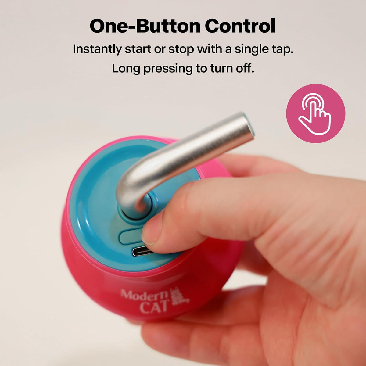 Cat Laser Pointer Toy for Bored Indoor Cats, Automatic Interactive Cat Toy, 360° Laser Rotation