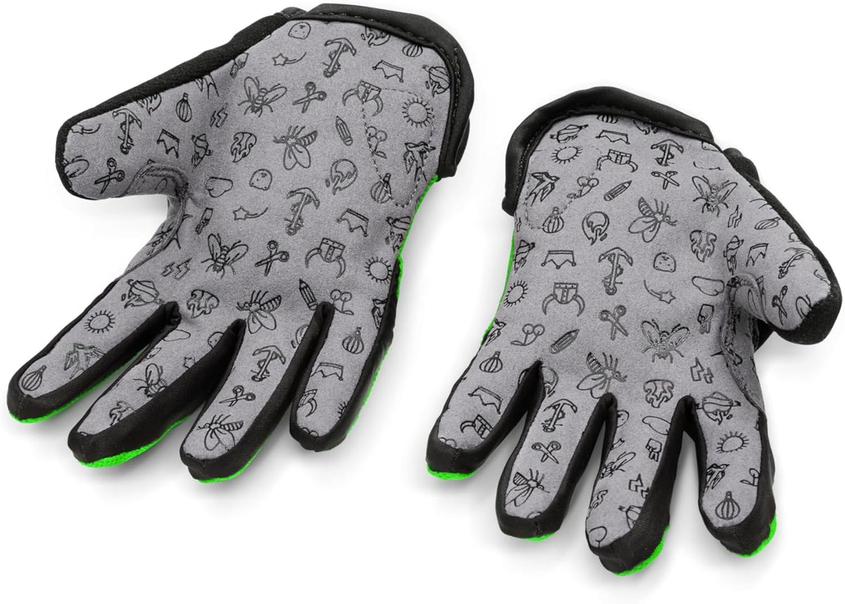 woom TENS Bike Gloves, Child’s & Youth Bicycle Full Finger Protection with Grip for Road Cycling &