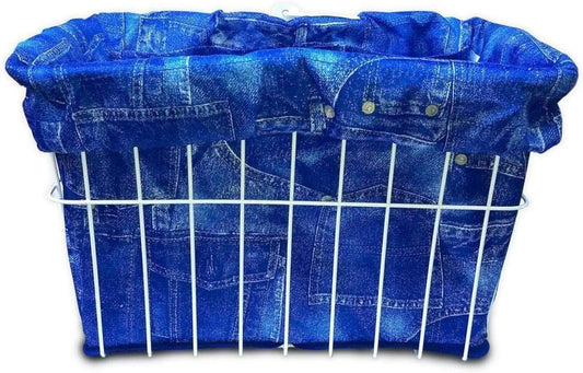 Cruiser Candy Bike Basket Liner Waterproof, Universal Fit for Most Bike Baskets, Stylish 2in1Tote